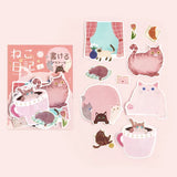 Cat Diary Flake Stickers