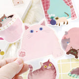 Cat Diary Flake Stickers