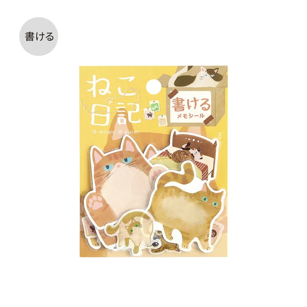 Cat Diary Flake Stickers