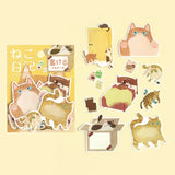 Cat Diary Flake Stickers
