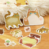 Cat Diary Flake Stickers