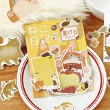 Cat Diary Flake Stickers