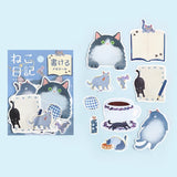 Cat Diary Flake Stickers