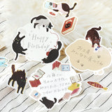 Cat Diary Flake Stickers