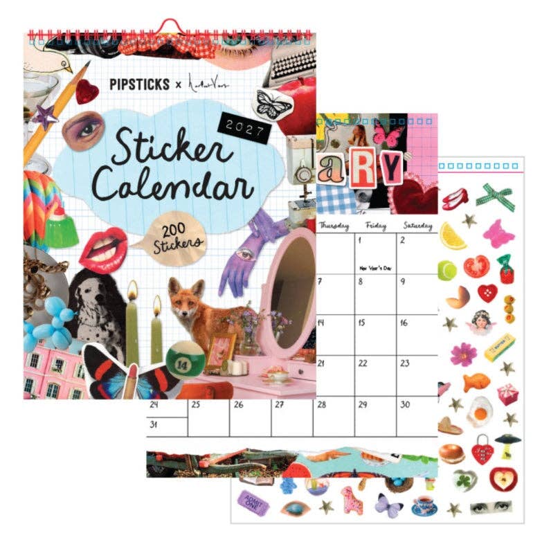 Pipsticks x Haricot Vert Dreamworld Wall Calendar