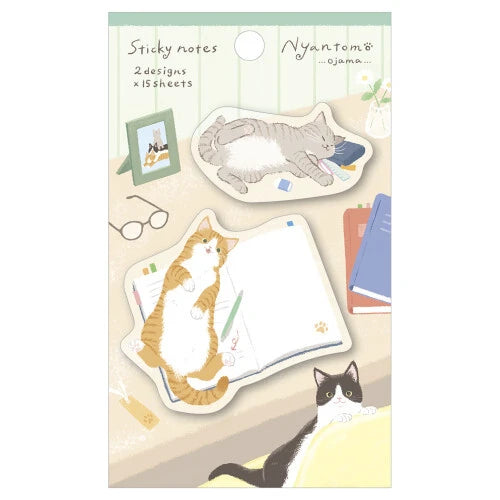 Nyantomo Hananiwa Cat Sticky Notes by NB Co
