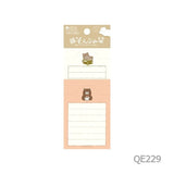 Reading Log Bookmark – Cozy Bear - Furukawa Shiko Hotowatashi