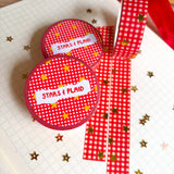 Stars & Plaid Foil Washi Tape