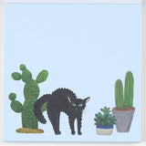 Cats & Curiosities Memo Pad by Artist Kahoko Sodeyama