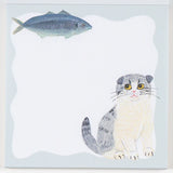 Cats & Curiosities Memo Pad by Artist Kahoko Sodeyama