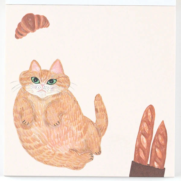 Cats & Curiosities Memo Pad by Artist Kahoko Sodeyama
