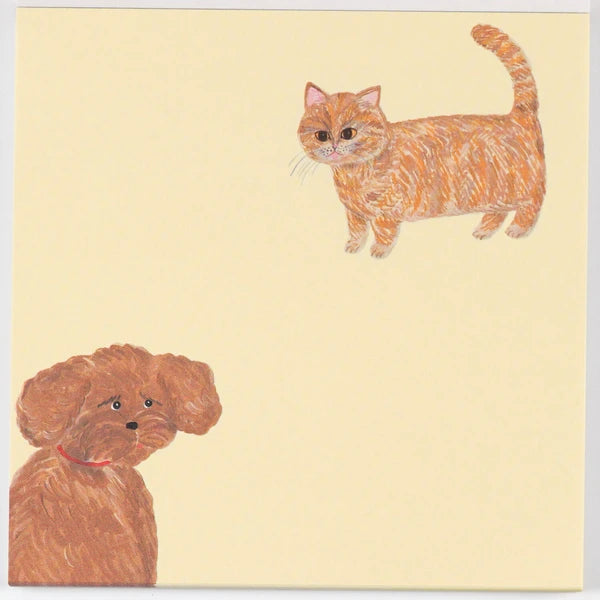 Cats & Curiosities Memo Pad by Artist Kahoko Sodeyama
