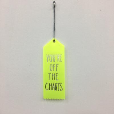 You're Off the Charts Award Ribbon