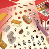 Diorama Room 2.5D Sticker Sets by BGM