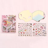 Diorama Room 2.5D Sticker Sets by BGM