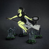 Wicked Witch enamel pin - Halloween Pinup Witch