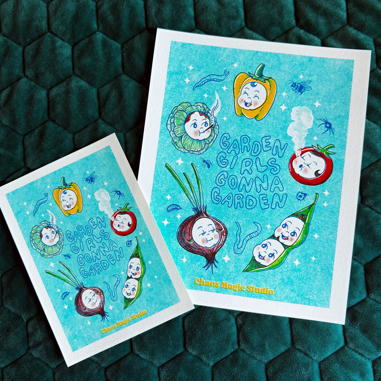 Garden Girls Art Print