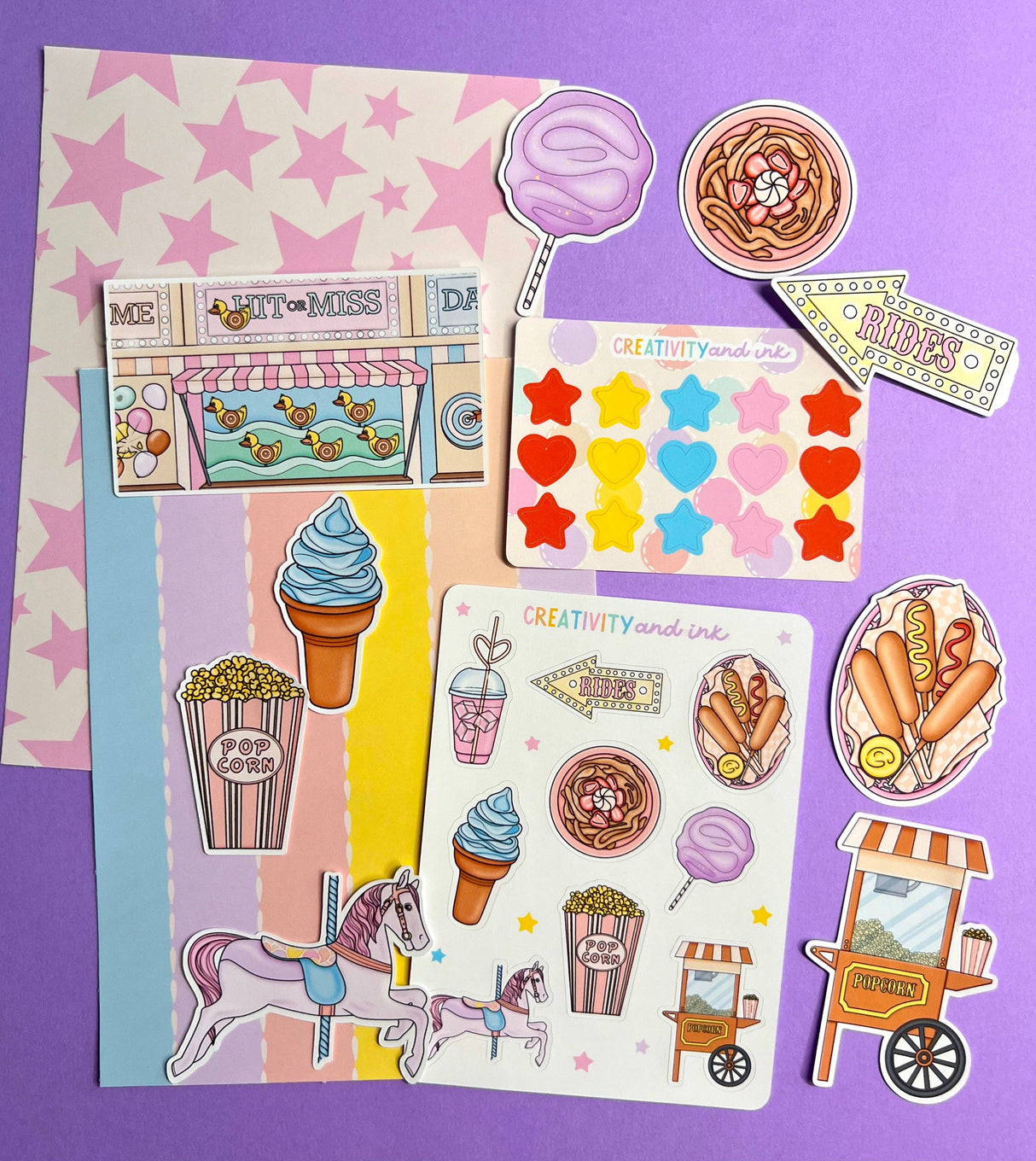 Carnival Fun Junk Journal Kit