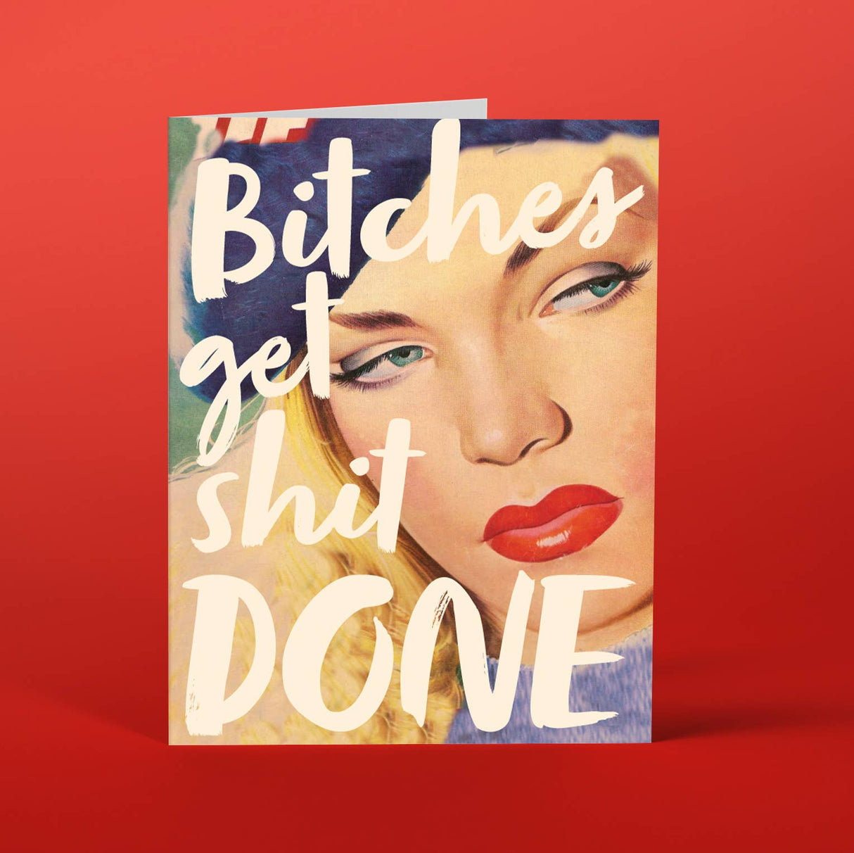 Bitches Get Shit Done Greeting Card