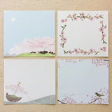 Sakura Memo Block Pad Illustrated by Omori Yuko