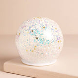 Small LED Iridescent Glitter Light Globe