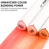 Dual-Tip Skin Tone Alcohol-Based Marker - Set of 36