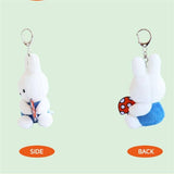 Blue Miffy Flower Mini Backpack Keychain