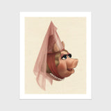 Princess Miss Piggy 8x10 Art Print