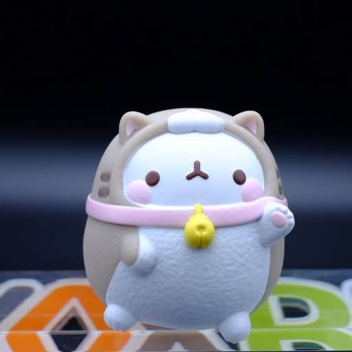 Molang Lazy Cat Costume Blind Box