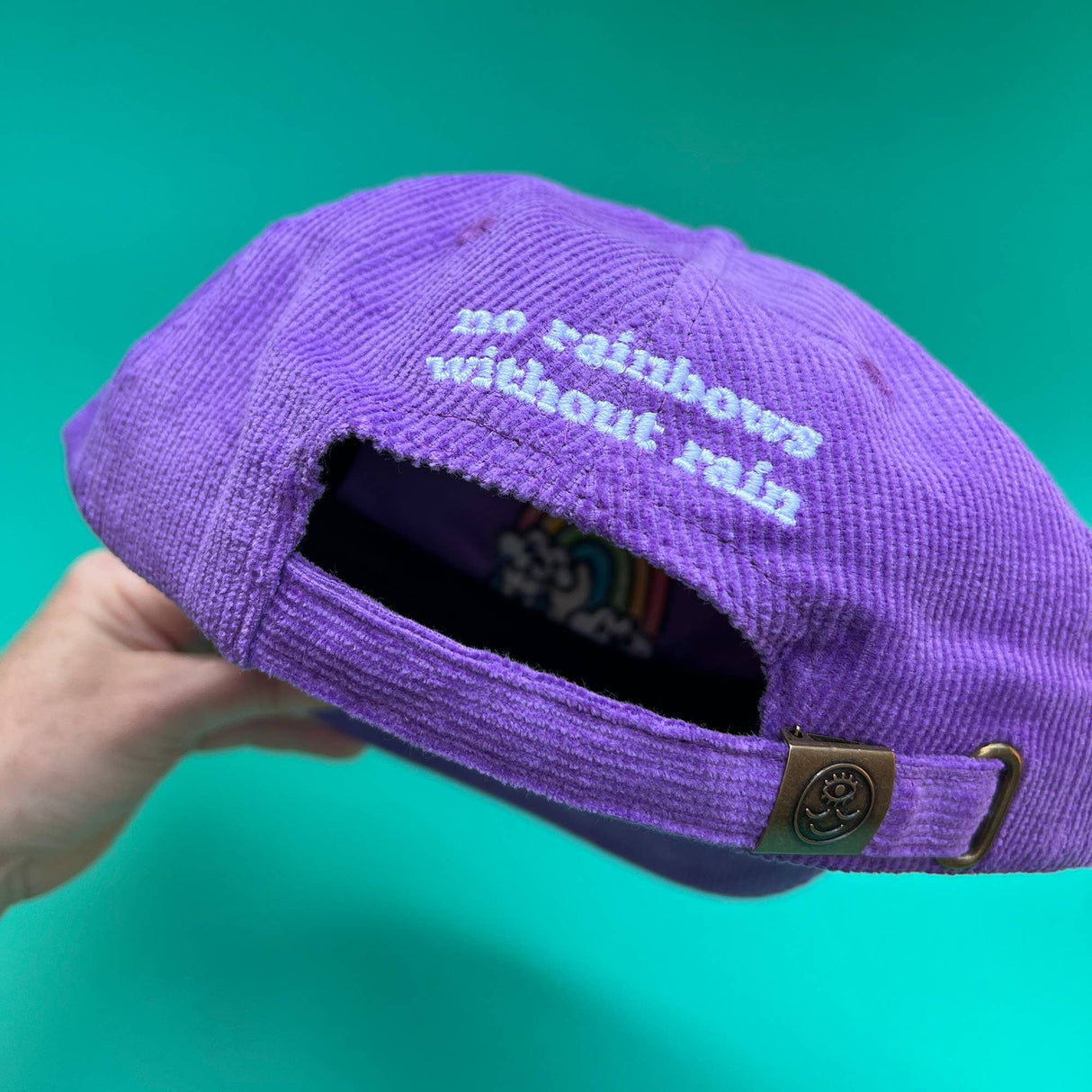 Rainbow Clouds Corduroy Hat