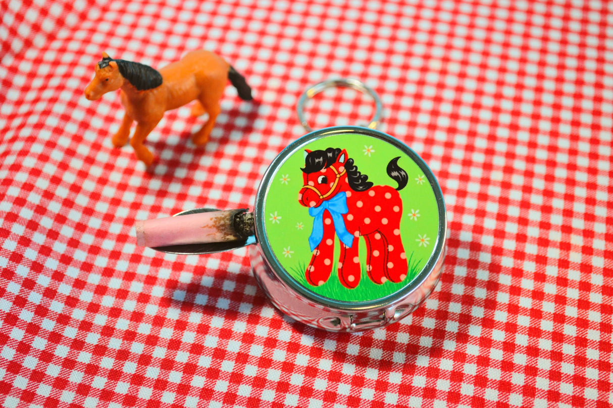 Pony Ashtray Keychain
