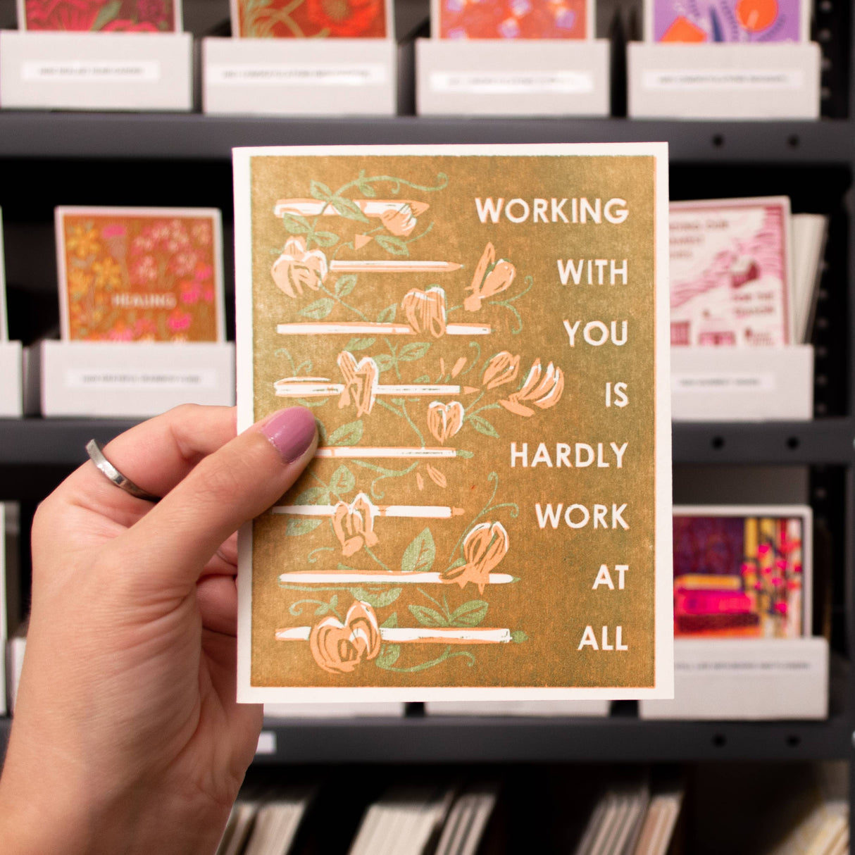 Working With You Gratitude Card