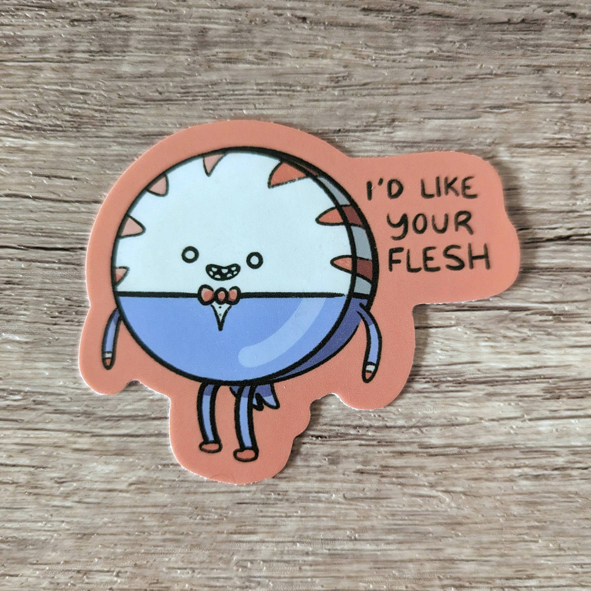 Flesh Peppermint Butler Adventure Time Vinyl Sticker