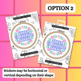 Awkward Mental Health Waterproof Vinyl Sticker