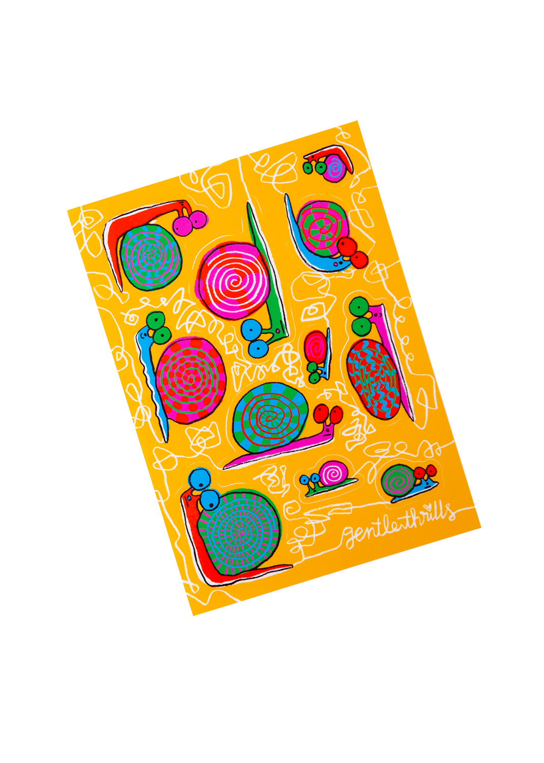 A Snail's Journey Sticker Sheet