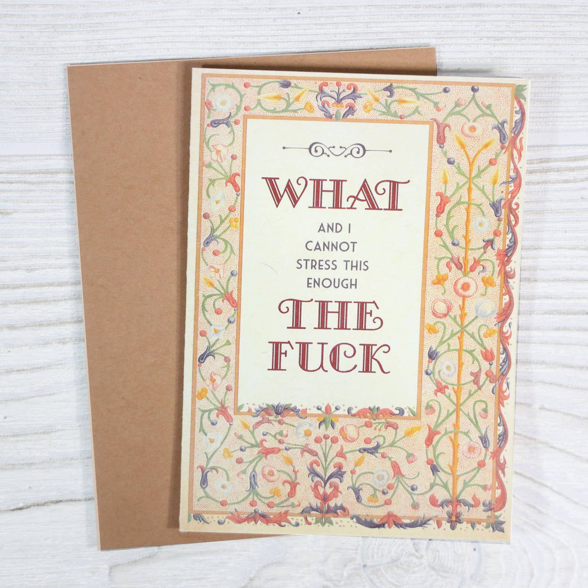 What The Fuck Sympathy Card