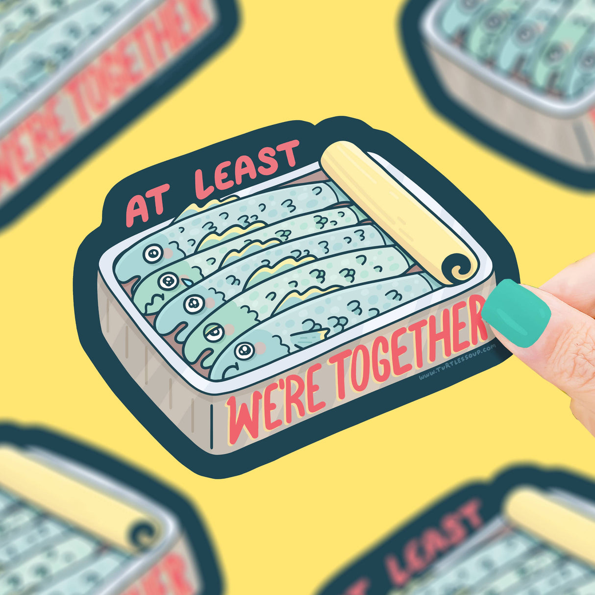 Sardines At Least We're Together Sticker