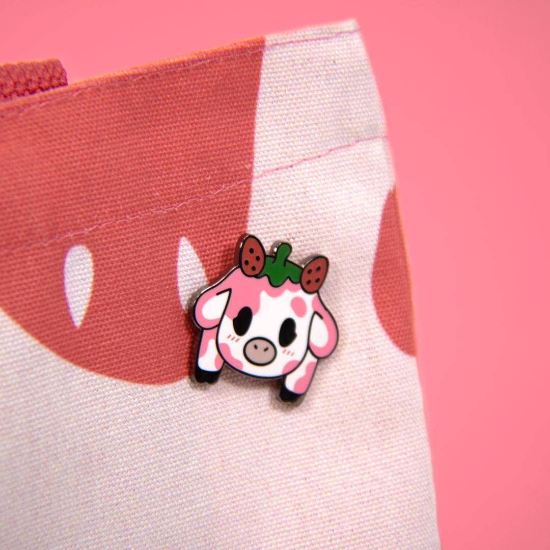 Strawberry Cow Milk Carton