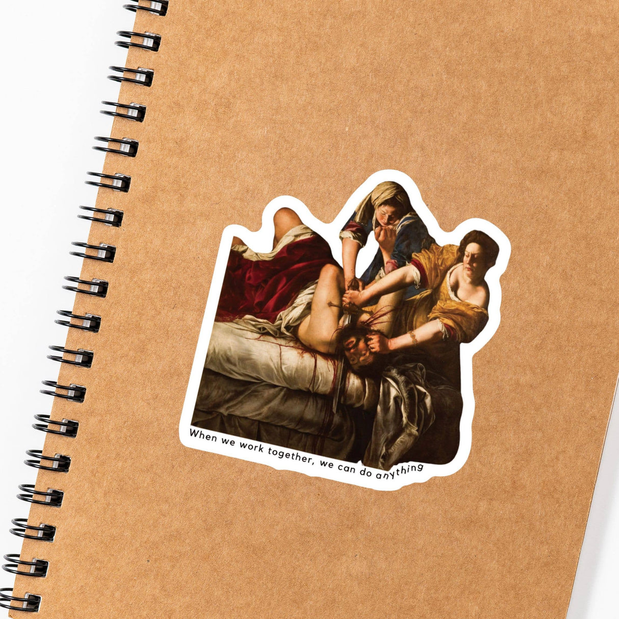 Besties Doing a Nice Beheading Sticker