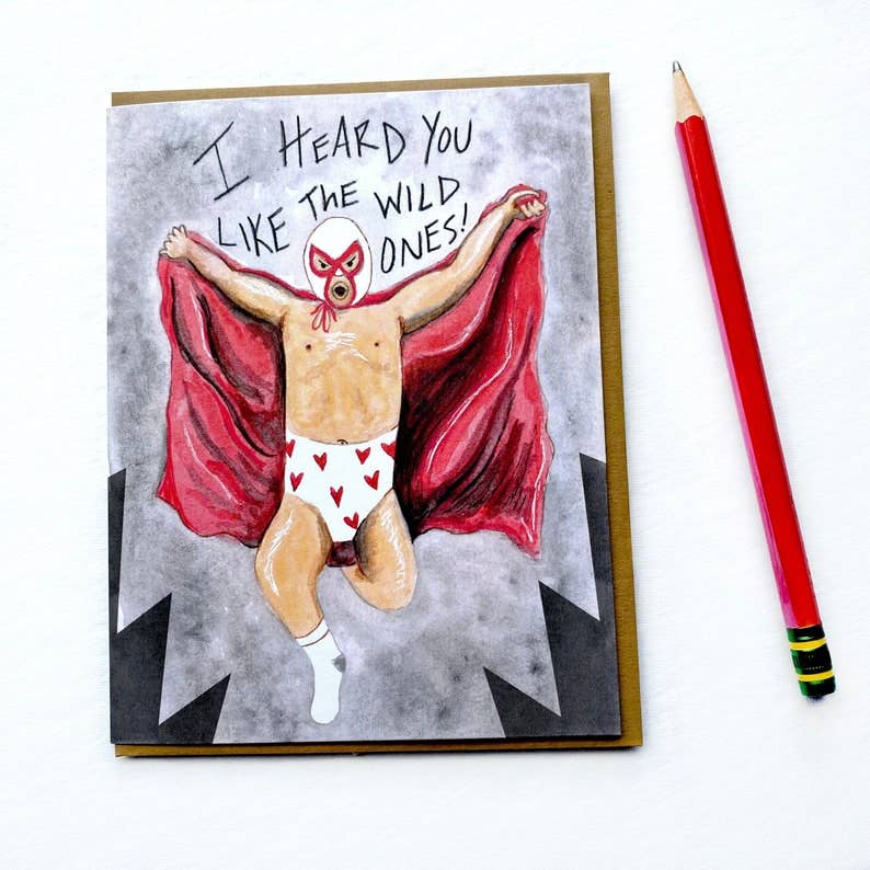 Wild Love Anniversary Card
