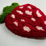 Strawberry Hand Tufted Mug Rug