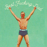 Best Dad Ever Green Father's Day Card