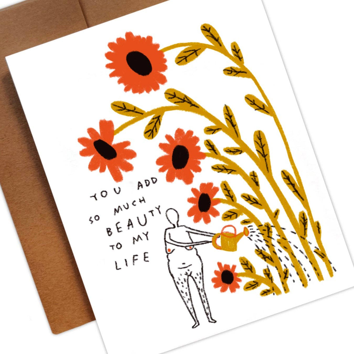 You Add So Much Beauty to My Life Birthday Card