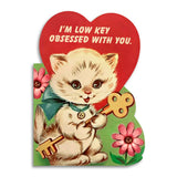 I’m Low Key Obsessed With You Valentine's Day Card