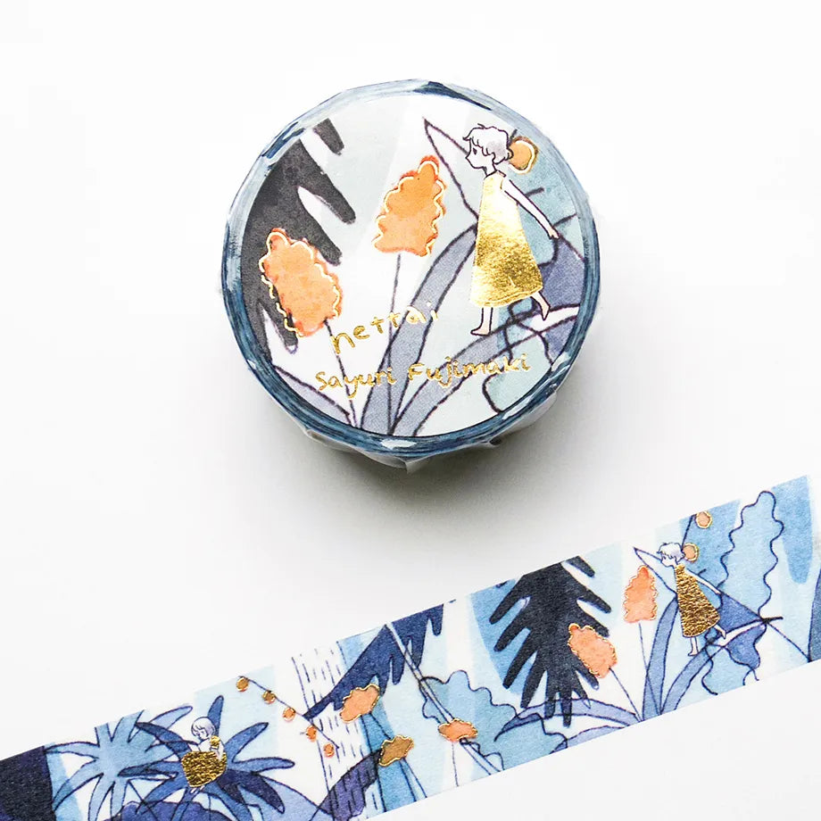 Nature Walk Foil Masking Tape Illustrated by Sayuri Fujimaki