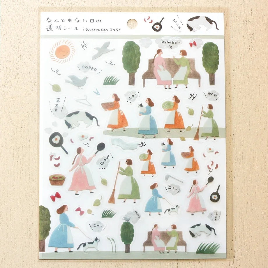 An Ordinary Day Sticker Sheet by Artist Necktie