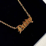 Daddy Necklace 18KGP Stainless Steel