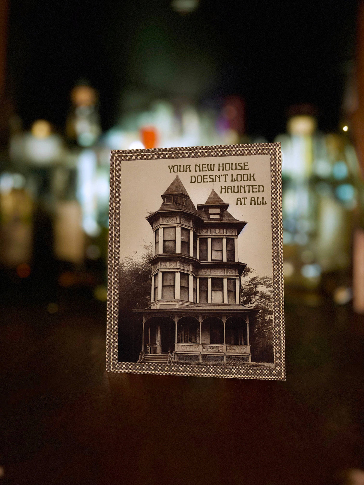 New Home Haunted House Funny Greeting Card