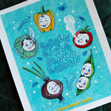 Garden Girls Art Print