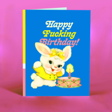 Bunny Cake Birthday Card